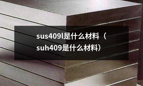 sus409l是什么材料（suh409是什么材料）