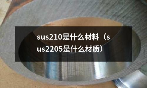 sus210是什么材料（sus2205是什么材質）