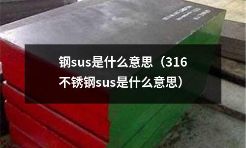 鋼sus是什么意思（316不銹鋼sus是什么意思）