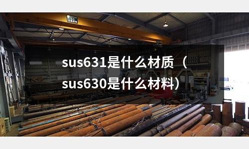 sus631是什么材質(zhì)（sus630是什么材料）