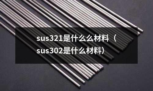 sus321是什么么材料(sus302是什么材料)