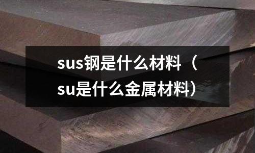 sus鋼是什么材料（su是什么金屬材料）