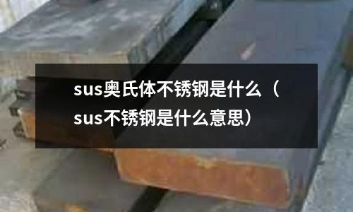sus奧氏體不銹鋼是什么（sus不銹鋼是什么意思）