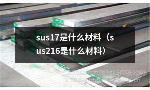 sus17是什么材料(sus216是什么材料)