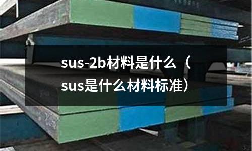 sus-2b材料是什么（sus是什么材料標準）
