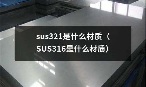 sus321是什么材質（SUS316是什么材質）