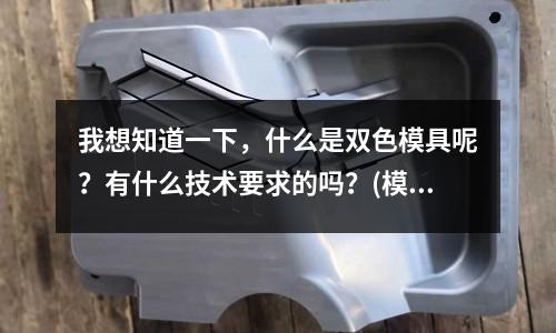 我想知道一下，什么是雙色模具呢？有什么技術(shù)要求的嗎？(模具鉗工是做什么的？)