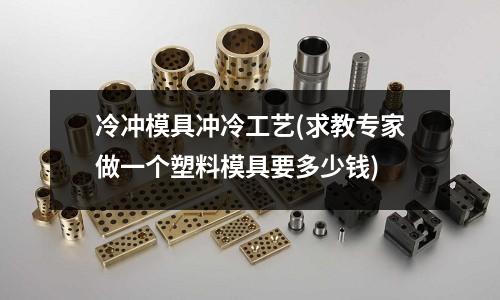 冷沖模具沖冷工藝(求教專家做一個塑料模具要多少錢)