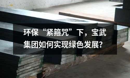 環(huán)?！熬o箍咒”下，寶武集團(tuán)如何實(shí)現(xiàn)綠色發(fā)展？