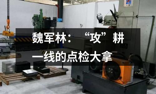 魏軍林：“攻”耕一線的點檢大拿