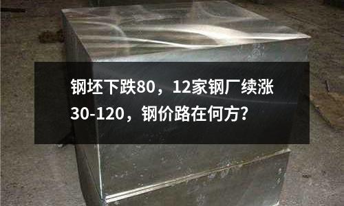 鋼坯下跌80，12家鋼廠續(xù)漲30-120，鋼價(jià)路在何方？