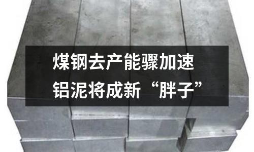 煤鋼去產(chǎn)能驟加速 鋁泥將成新“胖子”