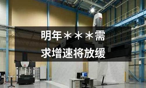 明年＊＊＊需求增速將放緩