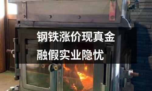 鋼鐵漲價現真金融假實業隱憂