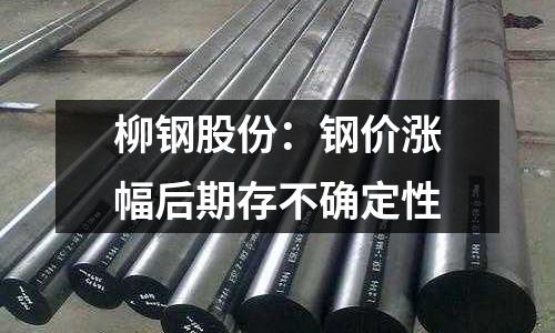 柳鋼股份：鋼價漲幅后期存不確定性