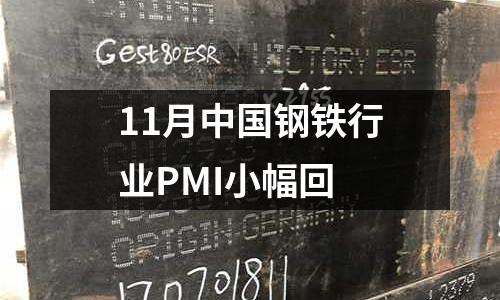 11月中國鋼鐵行業PMI小幅回
