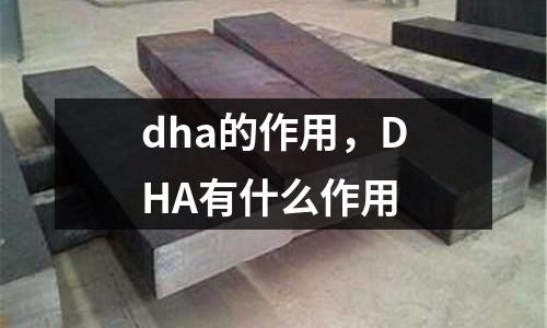 dha的作用，DHA有什么作用