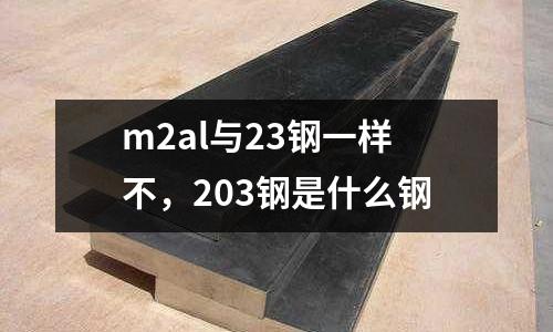 m2al與23鋼一樣不，203鋼是什么鋼