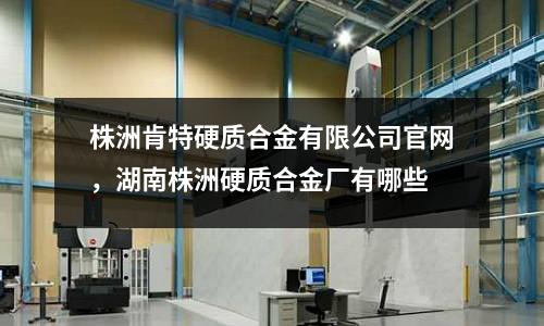 株洲肯特硬質合金有限公司官網，湖南株洲硬質合金廠有哪些