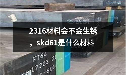 2316材料會不會生銹，skd61是什么材料