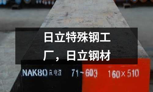 日立特殊鋼工廠，日立鋼材