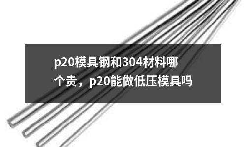 p20模具鋼和304材料哪個貴，p20能做低壓模具嗎