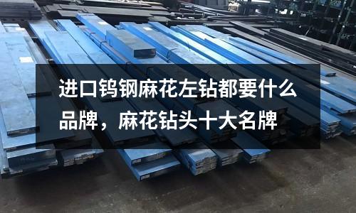 進口鎢鋼麻花左鉆都要什么品牌，麻花鉆頭十大名牌