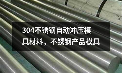 304不銹鋼自動(dòng)沖壓模具材料，不銹鋼產(chǎn)品模具