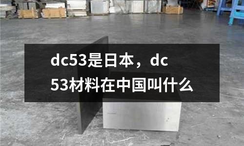 dc53是日本，dc53材料在中國叫什么