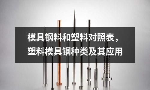 模具鋼料和塑料對照表，塑料模具鋼種類及其應用