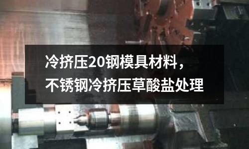 冷擠壓20鋼模具材料，不銹鋼冷擠壓草酸鹽處理