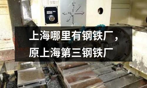 上海哪里有鋼鐵廠，原上海第三鋼鐵廠