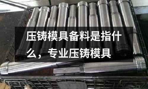 壓鑄模具備料是指什么，專業(yè)壓鑄模具