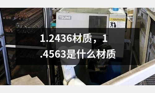 1.2436材質，1.4563是什么材質