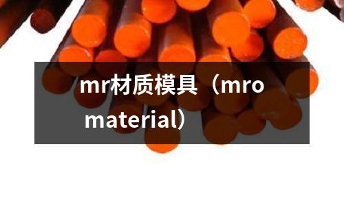 mr材質模具（mro material）