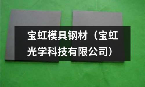 寶虹模具鋼材（寶虹光學科技有限公司）