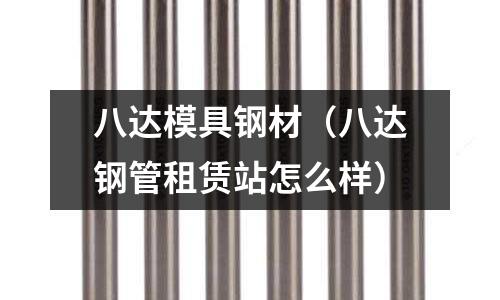 八達模具鋼材（八達鋼管租賃站怎么樣）