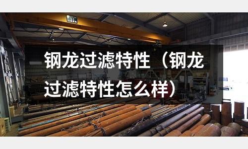 鋼龍過(guò)濾特性（鋼龍過(guò)濾特性怎么樣）