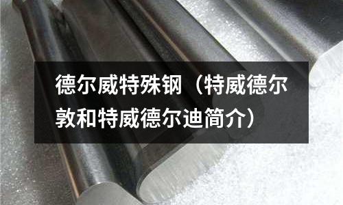 德爾威特殊鋼（特威德爾敦和特威德爾迪簡介）