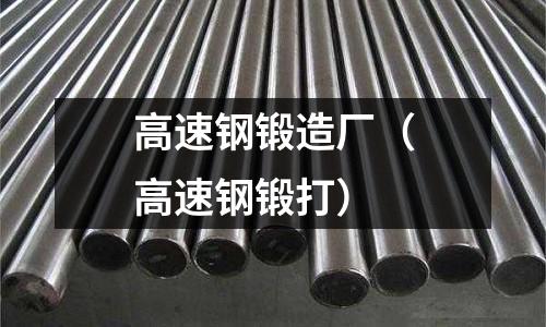 高速鋼鍛造廠（高速鋼鍛打）