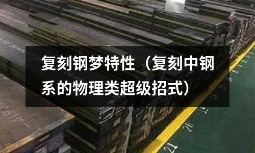 復刻鋼夢特性（復刻中鋼系的物理類超級招式）
