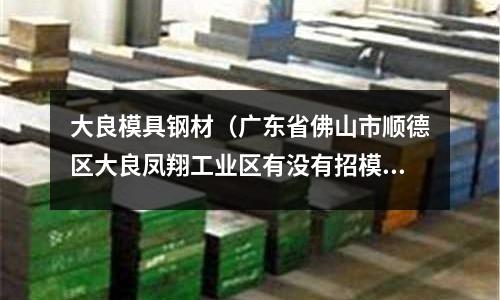 大良模具鋼材（廣東省佛山市順德區(qū)大良鳳翔工業(yè)區(qū)有沒有招模具拋光的）