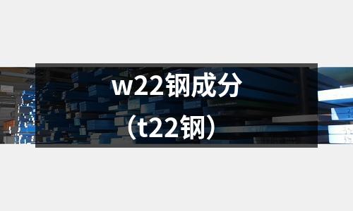 w22鋼成分（t22鋼）