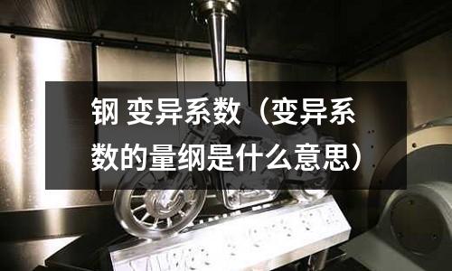 鋼 變異系數(shù)（變異系數(shù)的量綱是什么意思）