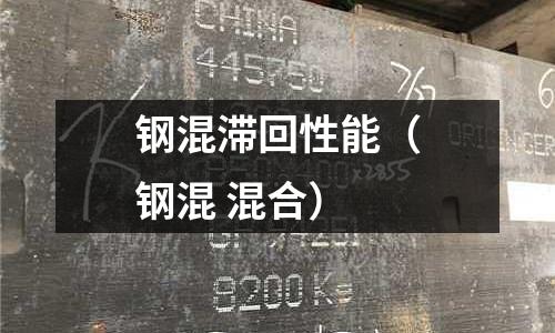 鋼混滯回性能（鋼混 混合）
