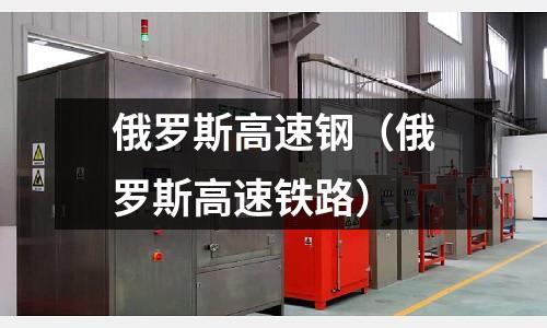 俄羅斯高速鋼（俄羅斯高速鐵路）