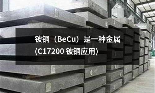 鈹銅（BeCu）是一種金屬(C17200 鈹銅應用)