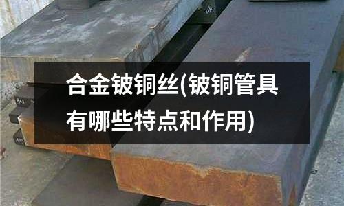 合金鈹銅絲(鈹銅管具有哪些特點和作用)