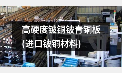 高硬度鈹銅鈹青銅板(進口鈹銅材料)