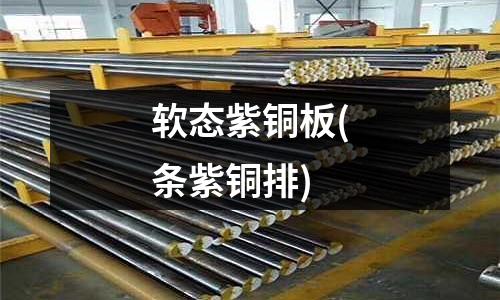 軟態紫銅板(條紫銅排)